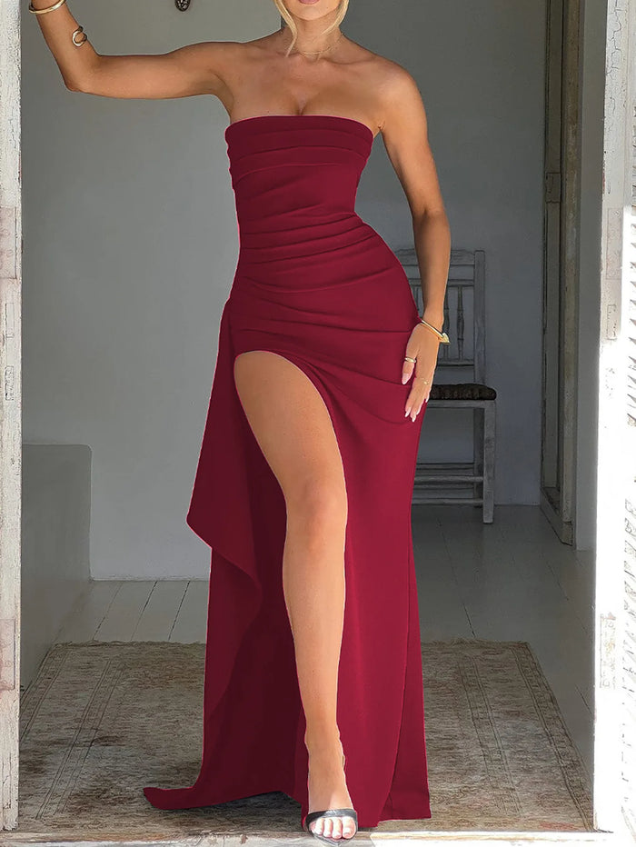 Elegante Avondjurk met Split