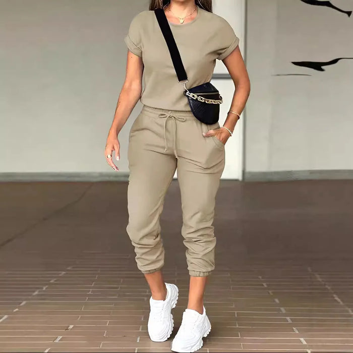 Dames Comfort Set | 2-Delige Casual Outfit met T-shirt & Broek