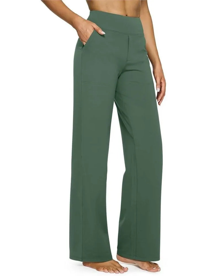 Dames Palazzo Broek | Hoge Taille & Comfortabele Wijde Pijpen