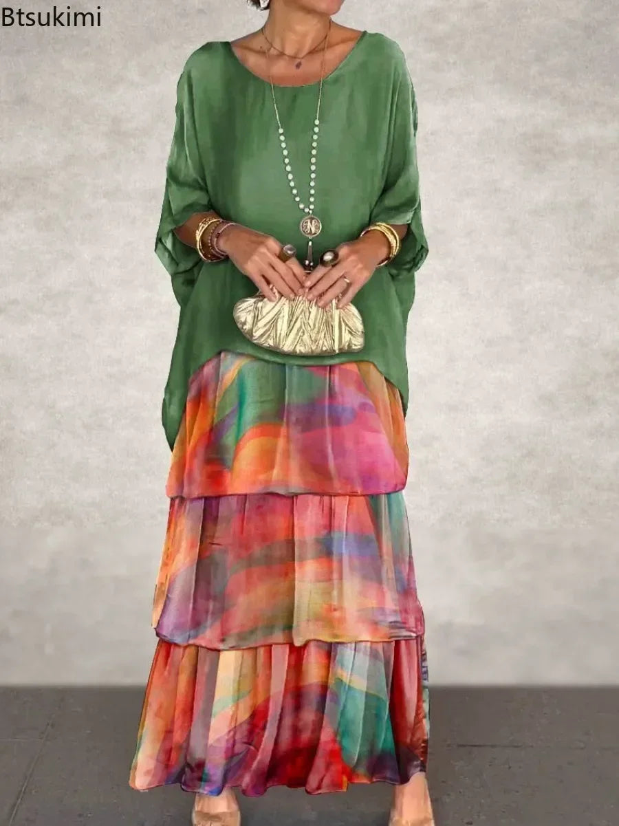 Soft Bloom Maxi Dress