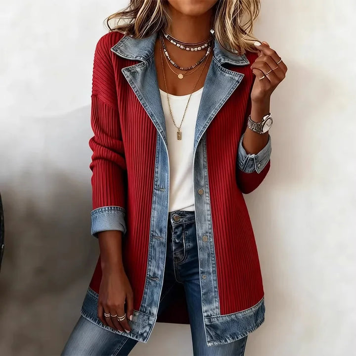 Stijlvolle Denim Look Blazer