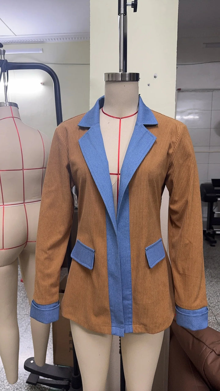 Stijlvolle Denim Look Blazer