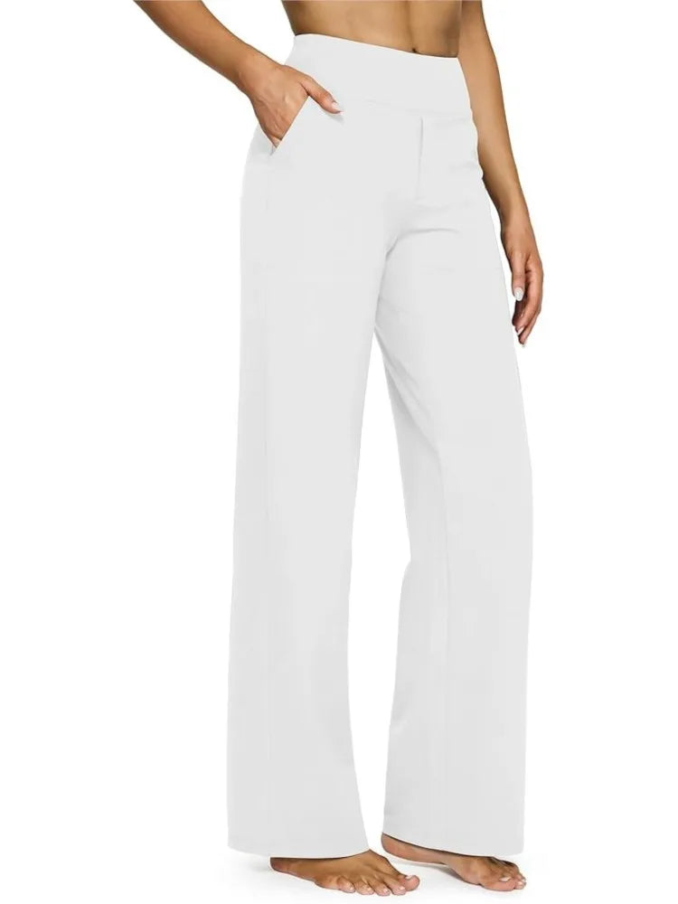 Dames Palazzo Broek | Hoge Taille & Comfortabele Wijde Pijpen