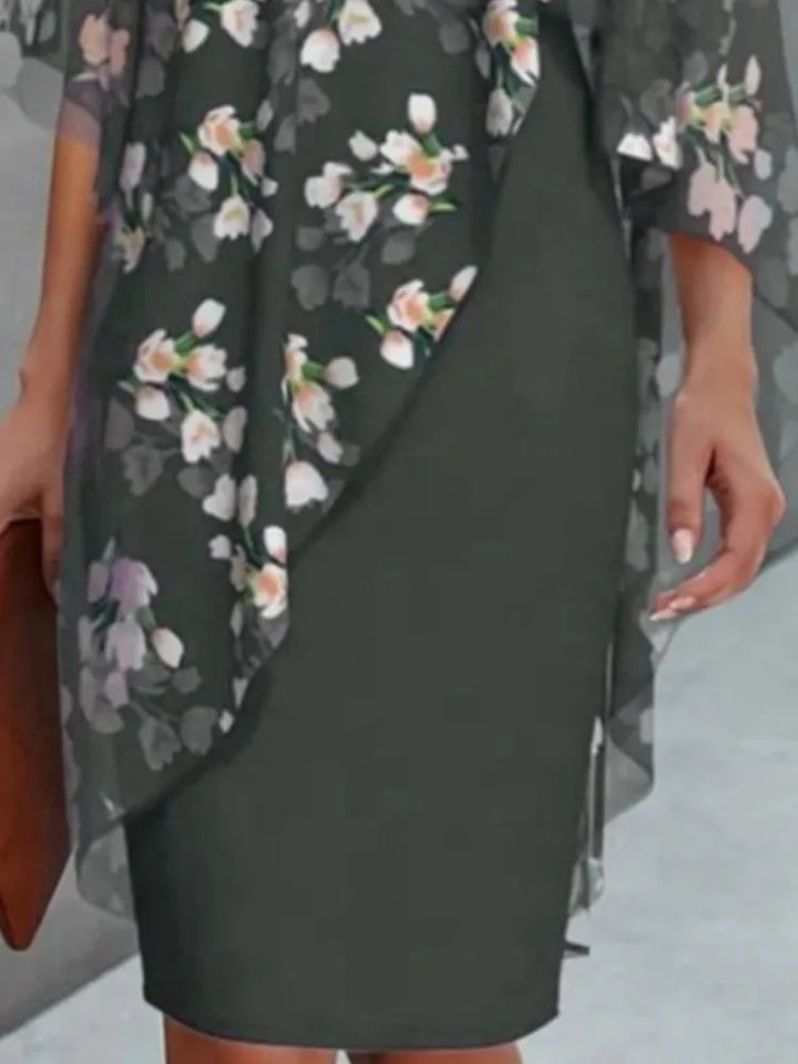 Elegante Bloemenjurk voor Dames | Comfortabele 2-Delige Set