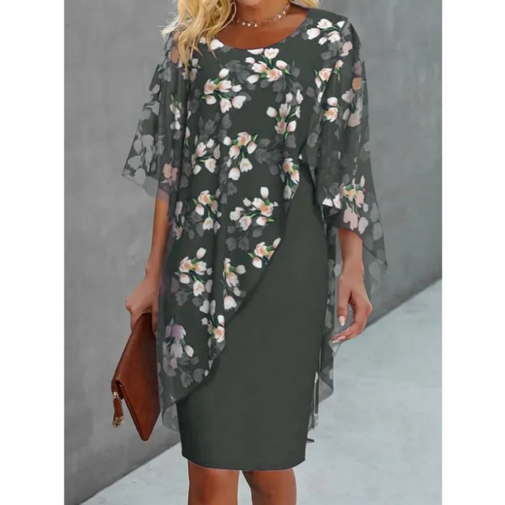 Elegante Bloemenjurk voor Dames | Comfortabele 2-Delige Set