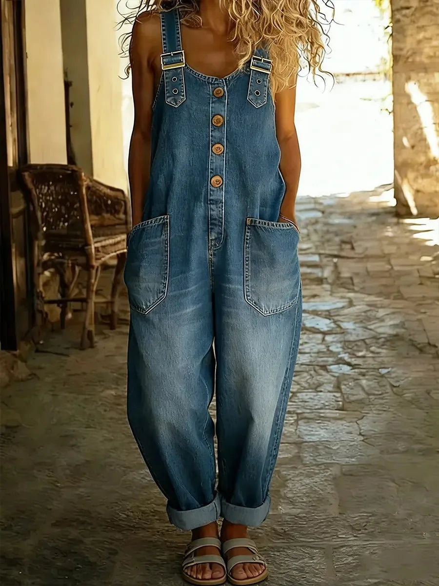 Luna Denim Jumpsuit