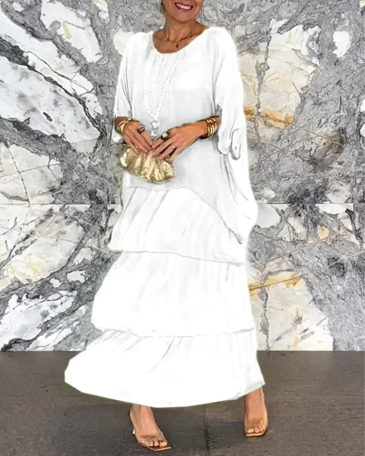 Soft Bloom Maxi Dress