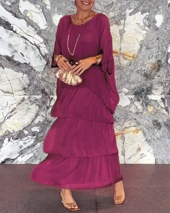 Soft Bloom Maxi Dress