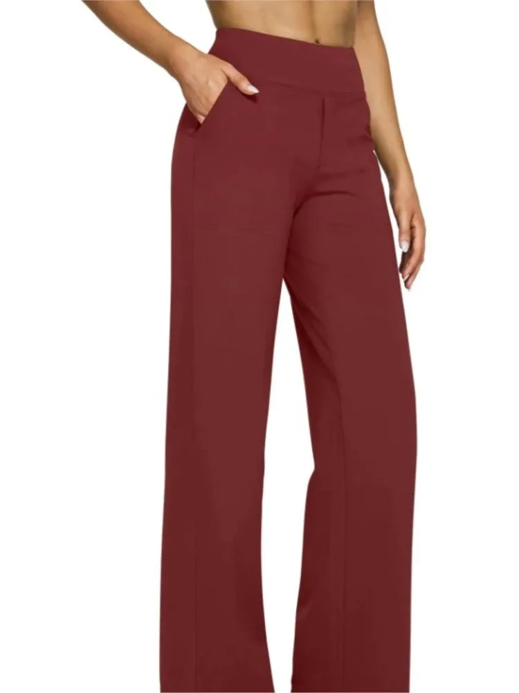 Dames Palazzo Broek | Hoge Taille & Comfortabele Wijde Pijpen