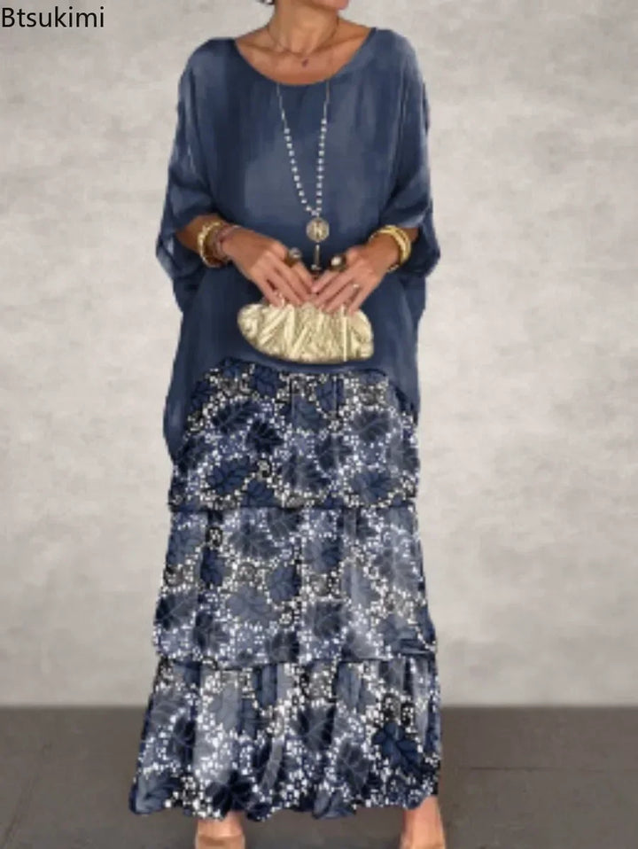Soft Bloom Maxi Dress