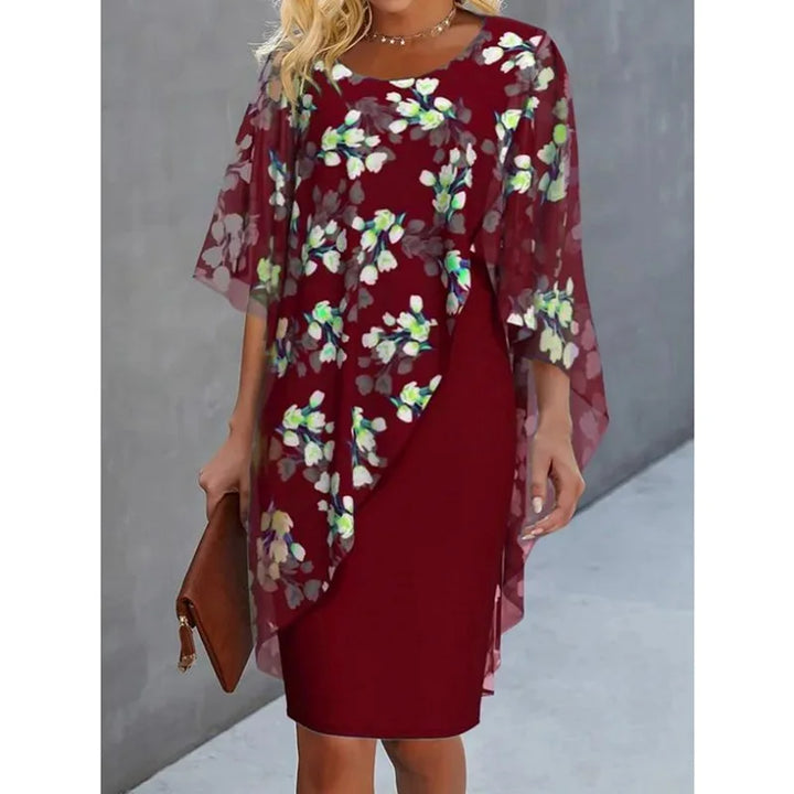 Elegante Bloemenjurk voor Dames | Comfortabele 2-Delige Set