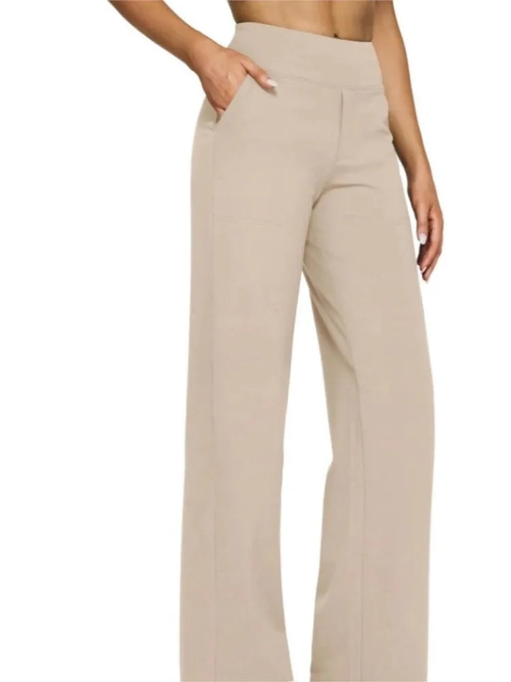 Dames Palazzo Broek | Hoge Taille & Comfortabele Wijde Pijpen