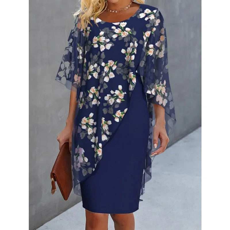 Elegante Bloemenjurk voor Dames | Comfortabele 2-Delige Set